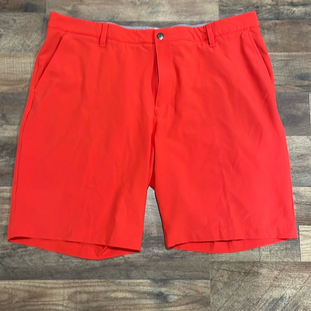 Adidas Golf Shorts Flex Waist Band Stretch Dry Fit Material